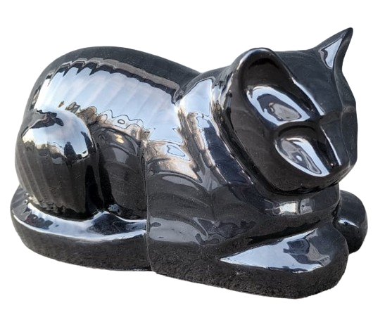 Gato Elite Echado Onyx - Anfora urna cenizas personas Chile