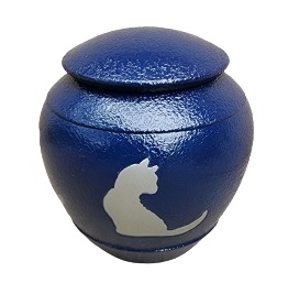 Silueta Azul - Anfora urna cenizas personas Chile