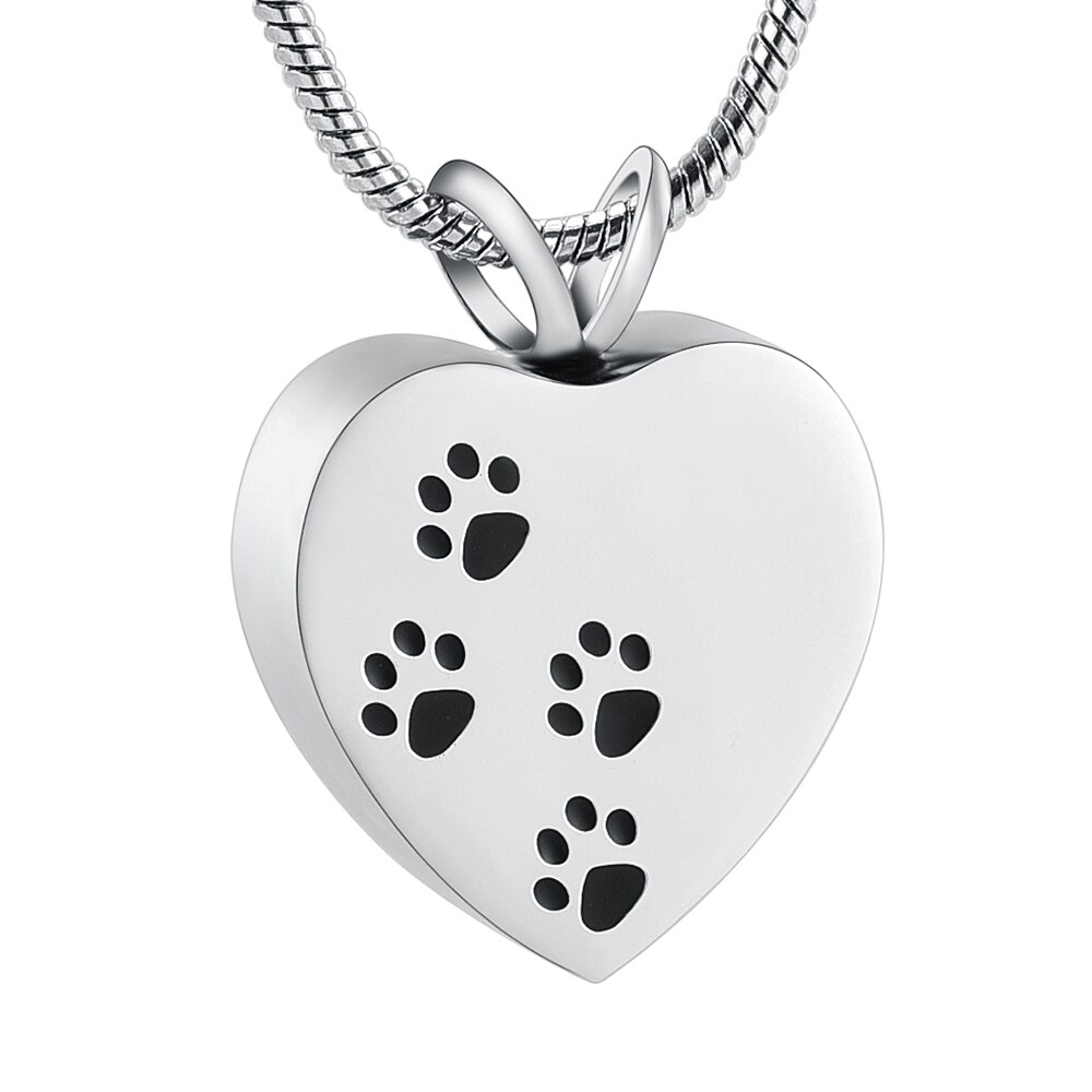 Silver Heart Black Paws - Anfora urna cenizas personas Chile
