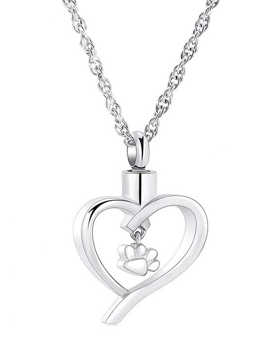 Corazón Huella - Anfora urna cenizas personas Chile