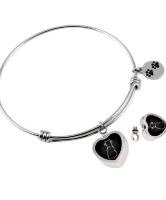 Cat Heart Bracelet - Anfora urna cenizas personas Chile
