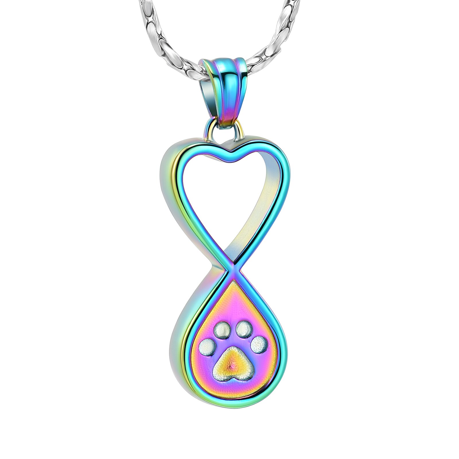 Infinite Heart Paw Tornasol - Anfora urna cenizas personas Chile
