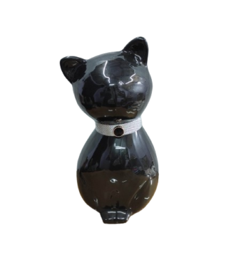 Pearl Cat Black - Anfora urna cenizas personas Chile