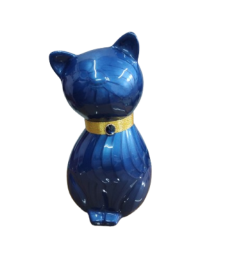 Pearl Cat Blue - Anfora urna cenizas personas Chile