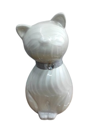 Pearl Cat White - Anfora urna cenizas personas Chile