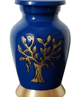 Tree of Life Pearl Blue - Anfora urna cenizas personas Chile