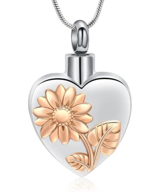 Sunflower Heart Rose - Anfora urna cenizas personas Chile